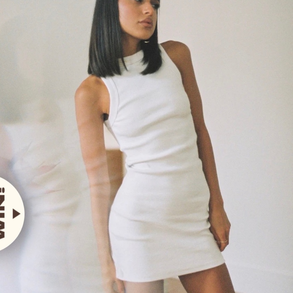 Princess Polly, white tank dress